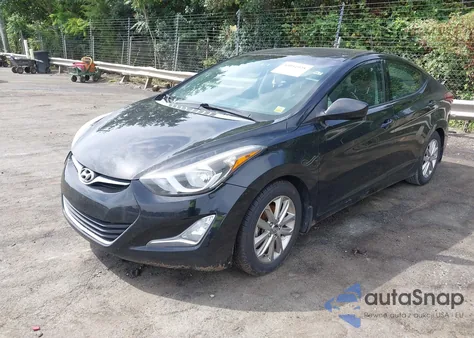 2014 Hyundai Elantra Se из США, поврежденный, VIN 5NPDH4AE4EH539842